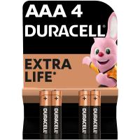 Батарейка Duracell AAA лужні 4 шт. в упаковці Фото