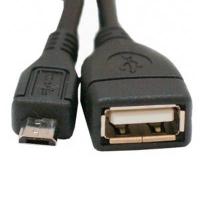 Дата кабель Atcom OTG USB 2.0 AF to Micro 5P 0.1m Фото