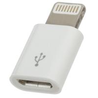 Переходник PowerPlant Apple Lightning 8-pin to Micro USB Фото