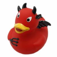 Іграшка для ванної Funny Ducks Чёрт утка Фото