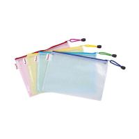 Папка на молнии Axent А4, transparent, assorted colors Фото
