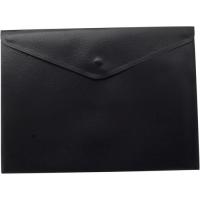 Папка - конверт Buromax А4, with a button, black Фото
