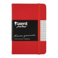 Канцелярська книга Axent Partner, 95*140, 96sheets, square, red Фото