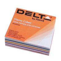 Бумага для заметок Delta by Axent "MIX" 80Х80Х20мм, unglued Фото