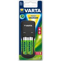 Зарядний пристрій для акумуляторів Varta Pocket Charger + 4AA 2600 mAh NI-MH Фото