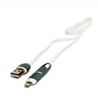 Дата кабель PowerPlant USB 2.0 AM to Lightning + Micro 5P 1.0m Фото