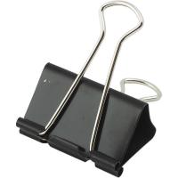 Биндер металлический Buromax 51мм, 12шт, black Фото