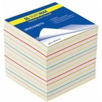 Бумага для заметок Buromax Rainbow JOBMAX 90х90х70мм, unglued Фото
