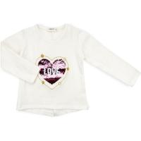 Кофта детская Breeze с аппликацией перевертышем "LOVE" Фото