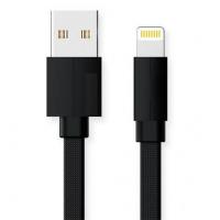 Дата кабель REAL-EL USB 2.0 AM to Lightning 1.0m Premium black Фото