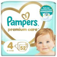 Подгузники Pampers Premium Care Maxi Размер 4 (9-14 кг) 52 шт Фото