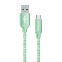 Дата кабель ColorWay USB 2.0 AM to USB-C 1.0m mint Фото