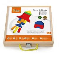 Развивающая игрушка Viga Toys Формы и цвет Набор магнитных блоков Фото