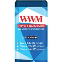 Стрічка до принтерів WWM 8мм х 1.6м HD к. Black Фото