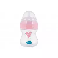 Бутылочка для кормления Nuvita Mimic Collection 150 мл розовая Фото