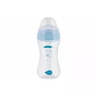 Бутылочка для кормления Nuvita Mimic Collection 250 мл синяя Фото