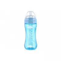 Бутылочка для кормления Nuvita Mimic Cool 330 мл голубая Фото
