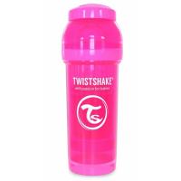 Пляшечка для годування Twistshake антиколиковая 260 мл, розовая Фото