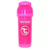 Бутылочка для кормления Twistshake антиколиковая 260 мл, розовая Фото