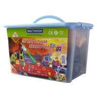 Конструктор Магнікон 198 деталей Plastic box Фото