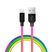 Дата кабель ColorWay USB 2.0 AM to Lightning 1.0m multicolor Фото
