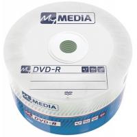 Диск DVD MyMedia DVD-R 4.7GB 16X Wrap MATT SILVER 50шт Фото