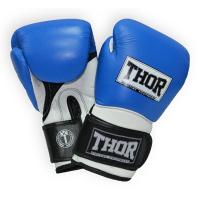 Боксерські рукавички Thor Pro King 16oz Blue/White/Black Фото