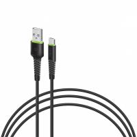 Дата кабель Intaleo USB 2.0 AM to Type-C 0.2m CBFLEXT0 black Фото