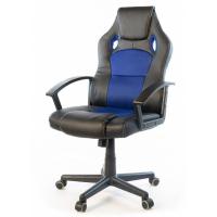 Офисное кресло Аклас Анхель PL TILT чёрно-синий Фото