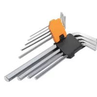 Набір інструментів Tolsen удлиненных шестигранных ключей 9 шт 1.5-10 мм Фото