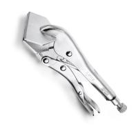 Клещи Toptul зажимные с фиксатором 200мм (плоские губки) Фото