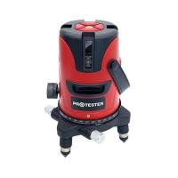 Лазерный нивелир Protester 5 линий 1H/4V красный луч Фото