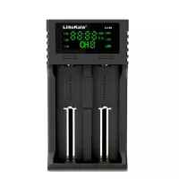 Зарядний пристрій для акумуляторів Liitokala 2 Slots, LCD дисплей, Li-ion/Ni-MH/Ni-Cd/AA/ААA/AA Фото