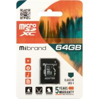 Карта памяти Mibrand 64GB microSDXC class 10 UHS-I Фото