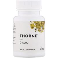 Вітамін Thorne Research Витамин D3, 1000МЕ, 90 капсул Фото