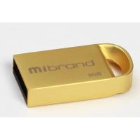USB флеш накопичувач Mibrand 8GB lynx Gold USB 2.0 Фото