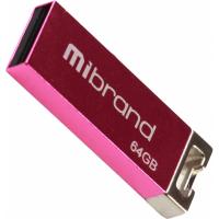 USB флеш накопичувач Mibrand 64GB Сhameleon Pink USB 2.0 Фото