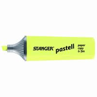 Маркер Stanger текстовый, пастель, желтый 1-5 мм Фото