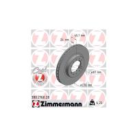 Гальмівний диск ZIMMERMANN 380.2160.20 Фото