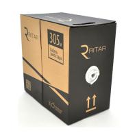 Кабель сетевой Ritar UTP 305м, cat 6, CU, КВП 4*2*0,54мм, White, indoor Фото