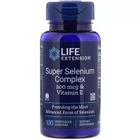 Минералы Life Extension Супер Комплекс Селен, Super Selenium, 100 Вегетар Фото