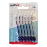 Щетки для межзубных промежутков Paro Swiss slider сменные размер M 6 шт. Фото
