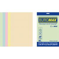 Папір Buromax А4, 80g, PASTEL, 5colors, 20sh EUROMAX Фото