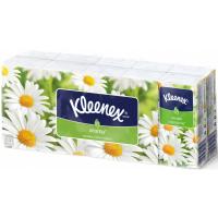 Серветки косметичні Kleenex Aroma с ароматом ромашки двухслойные 10 пачек по 1 Фото