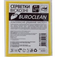Серветки для прибирання Buroclean віскозні 30х38 см 3 шт. Фото