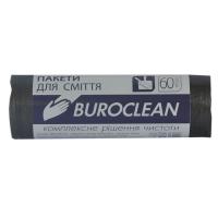 Пакети для сміття Buroclean чорні 60 л 40 шт. Фото