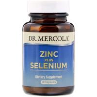 Минералы Dr. Mercola Цинк и Селен, Zinc plus Selenium, 90 капсул Фото