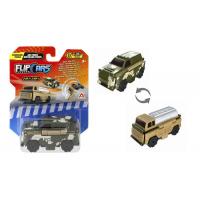 Машина Flip Cars 2 в 1 Командна вантажівка і Вантажівка-заправник В Фото
