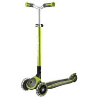 Самокат Globber MASTER LIGHTS Зеленый Колеса с подсветкой Фото