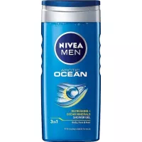 Гель для душу Nivea Men 3 в 1 Arctic Ocean Для тіла, обличчя та волосс Фото